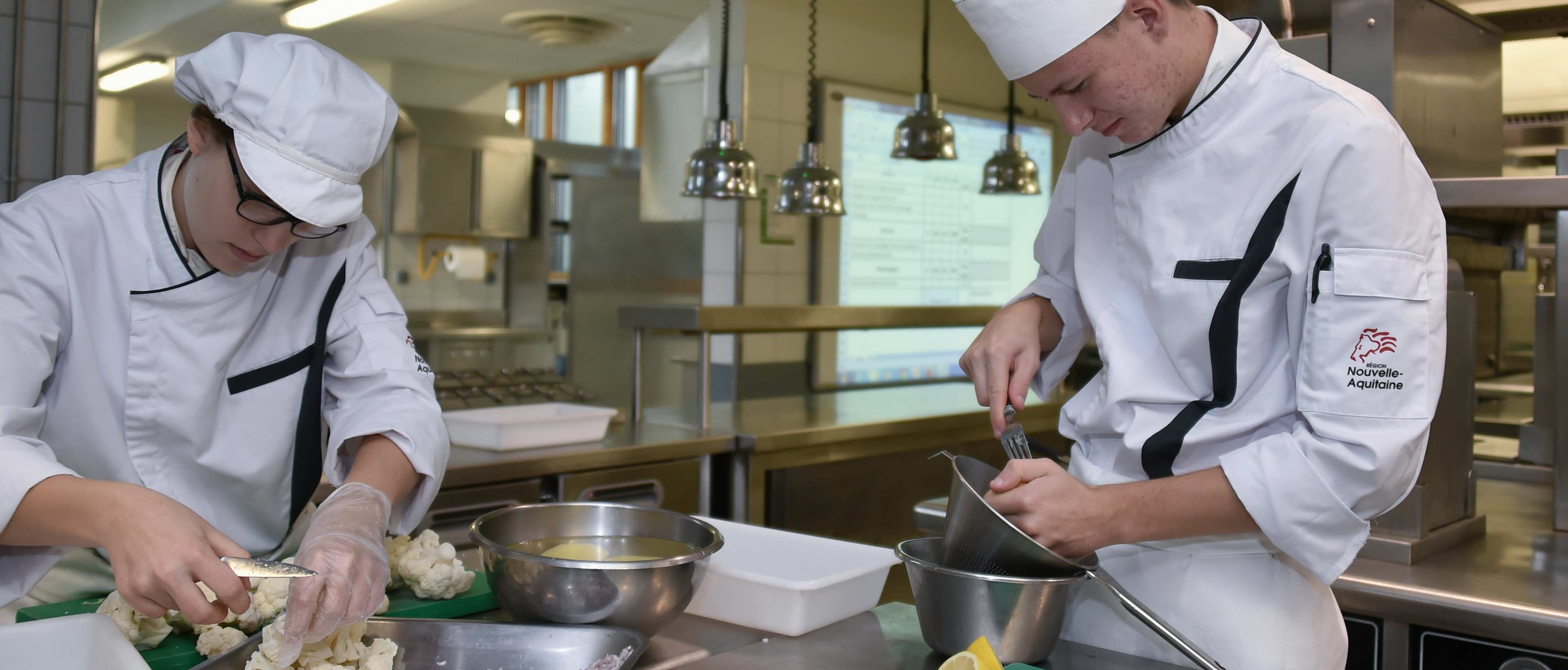 Apprentis en cuisine