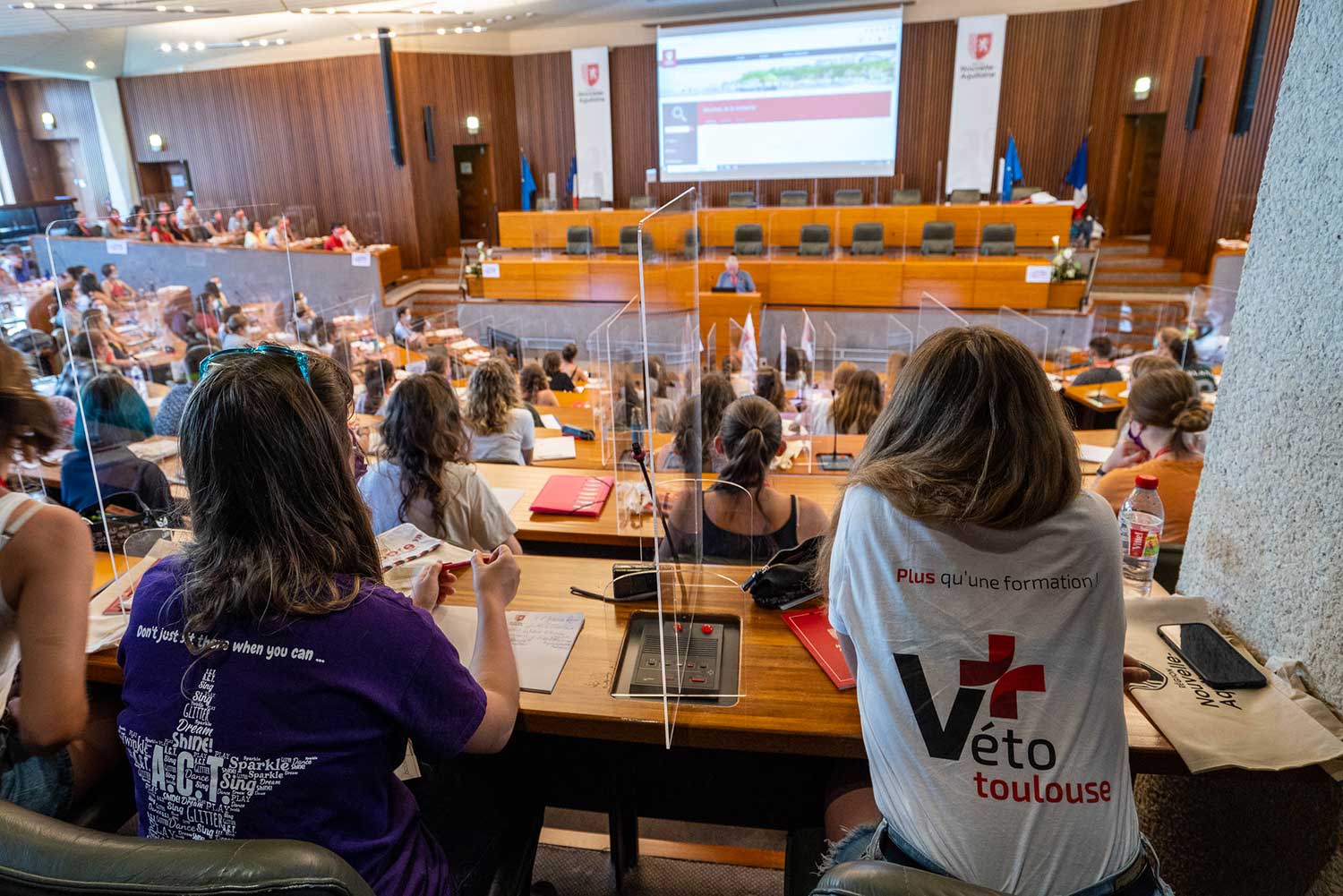 Photo de l'amphi d'une école vétérinaire