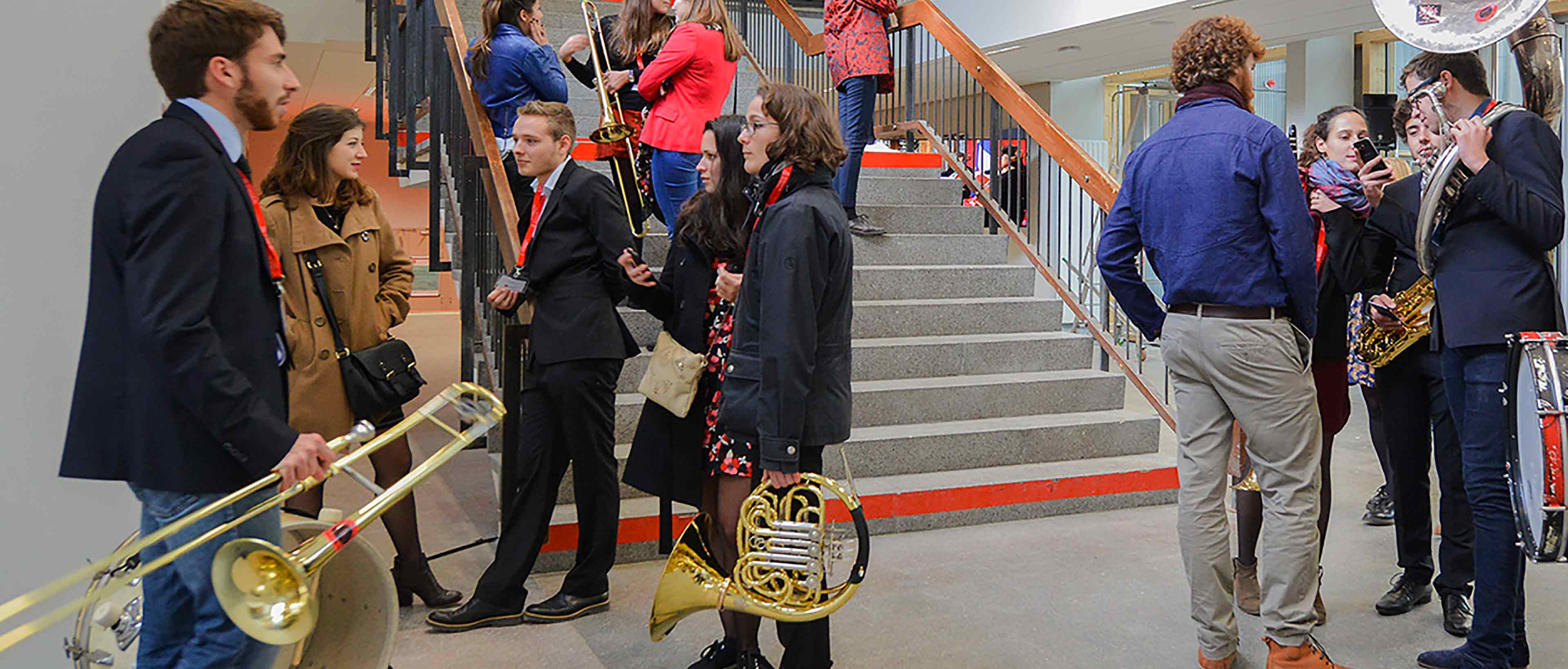 Photo de la fanfare de Sciences Po