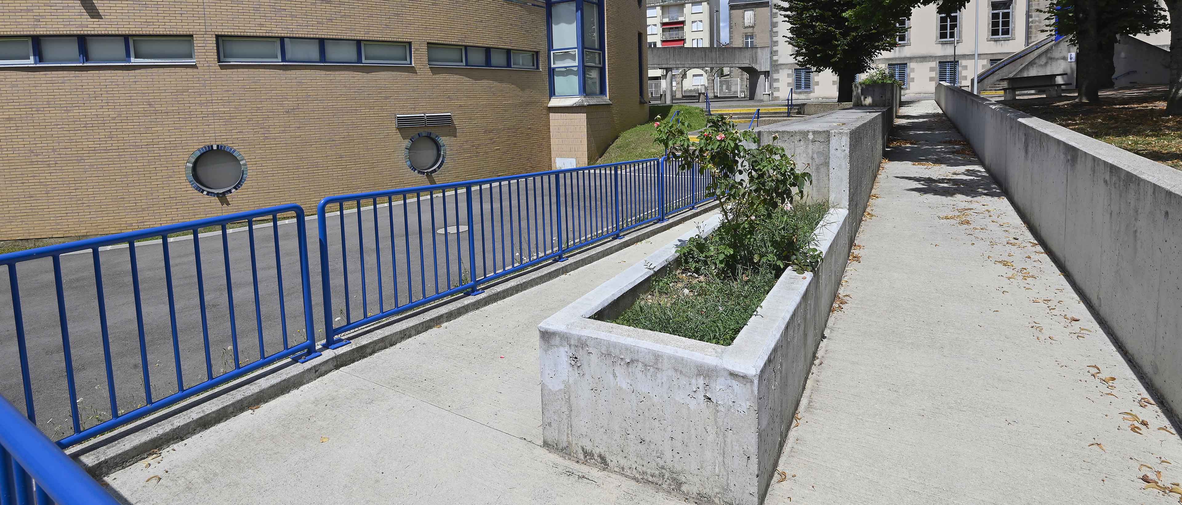 Travaux d'accessibilité réalisés au lycée Suzanne Valadon à Limoges