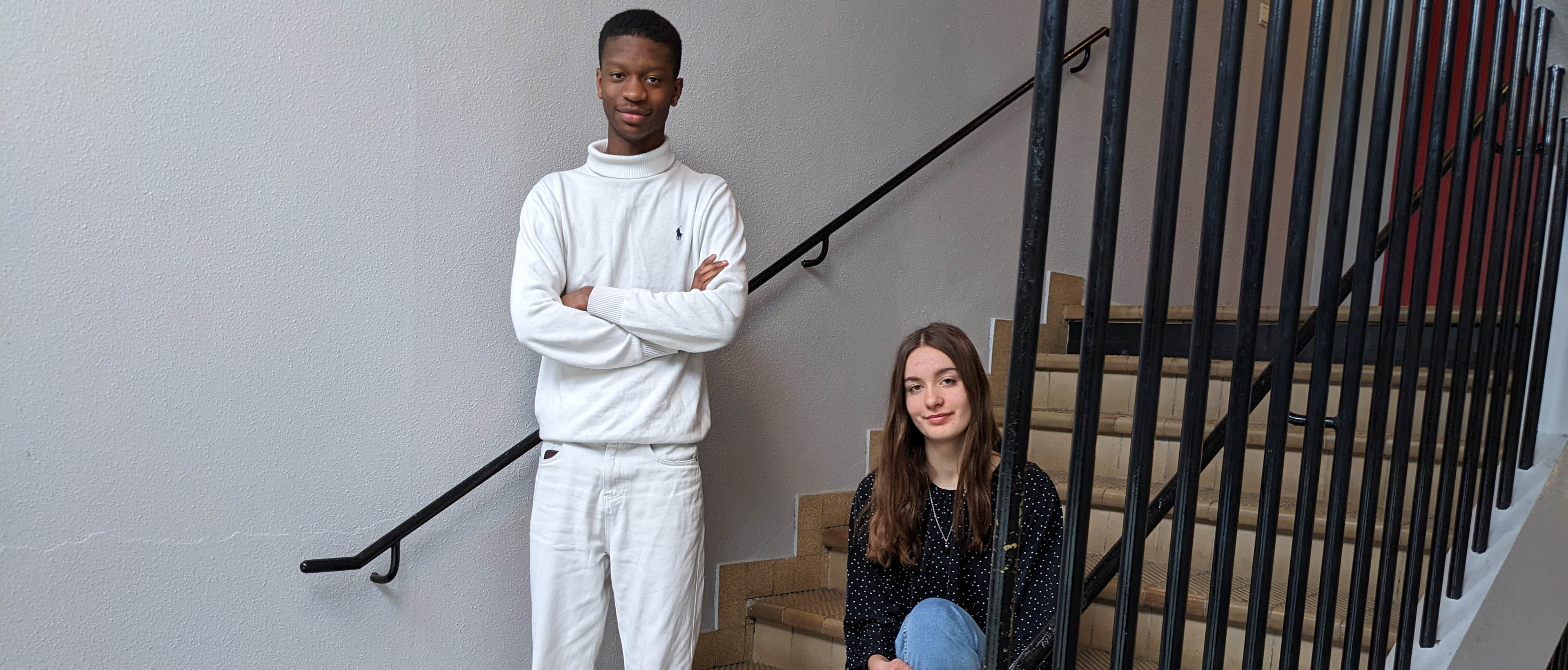Portrait de Soriba Sacko et Claire Vincent, membres de l'ARJ.