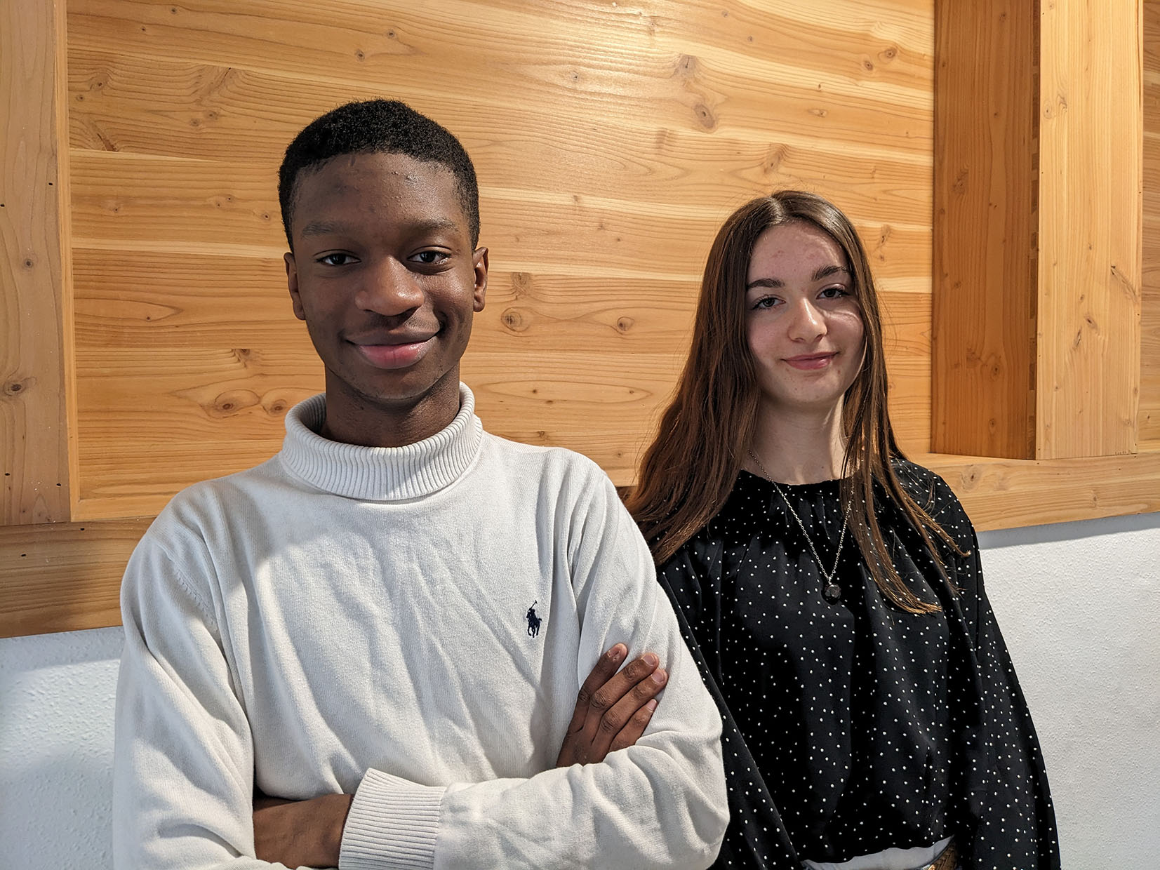 Portrait de Soriba Sacko et Claire Vincent, membres de l'ARJ.