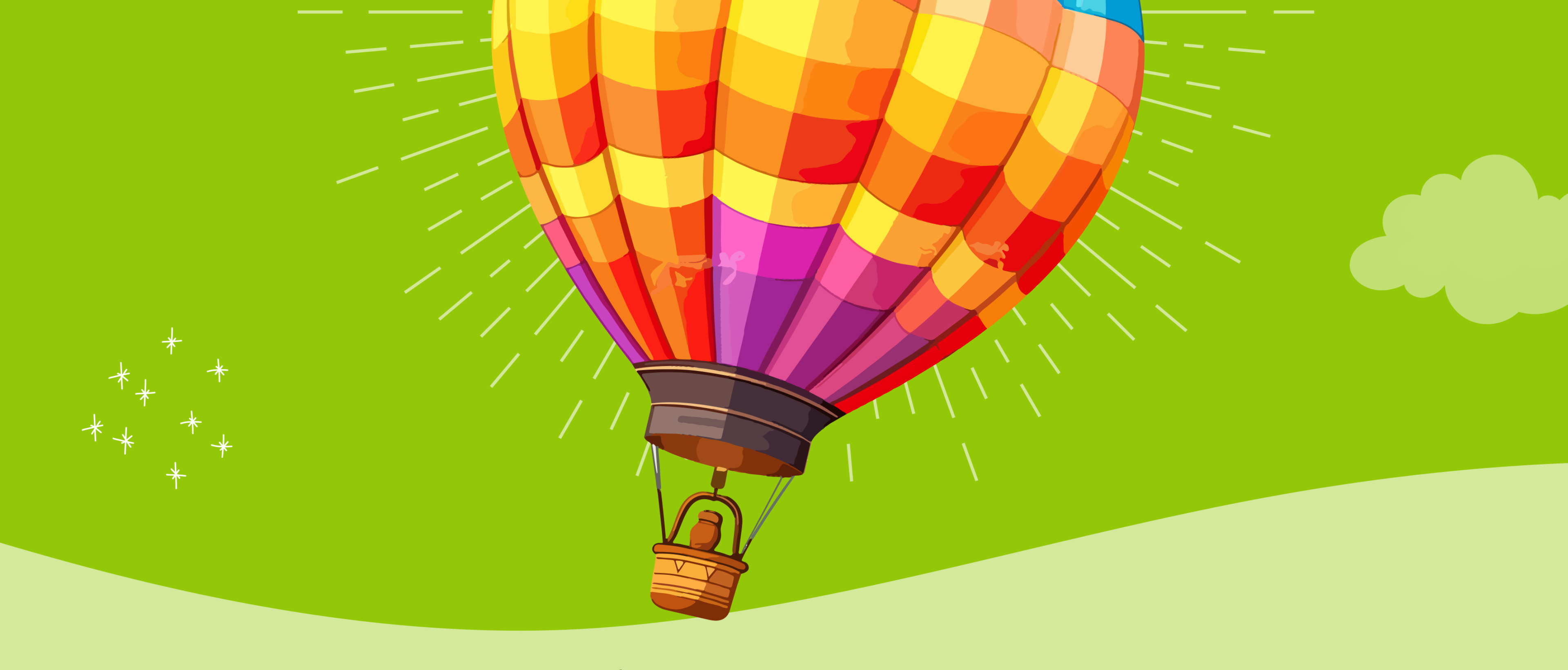 Illustration montgolfière - Journée des opportunités- la rochelle
