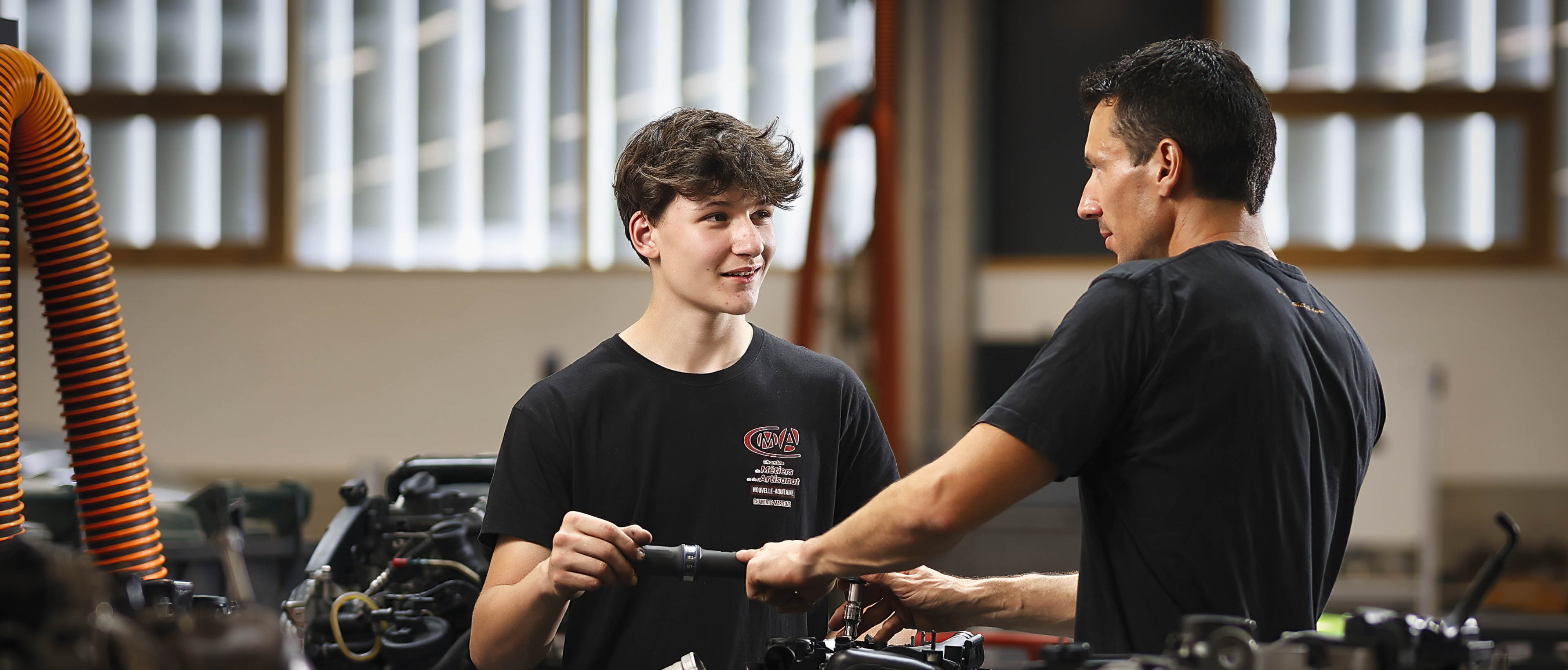 CFA mécanique de Lagord - Evidemment c'est ma Région 2024 - apprentissage - élèves