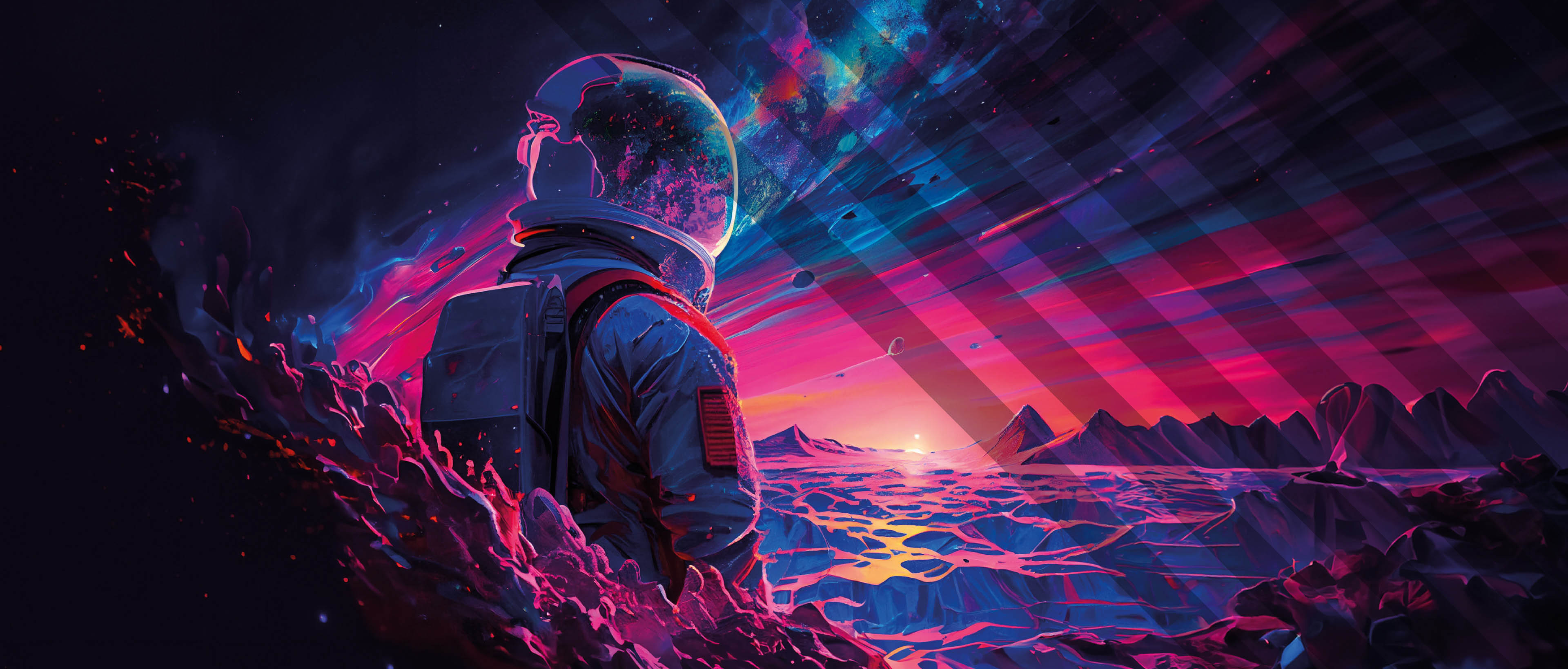 Visuel Nouveau festival 9-2025 - conqu^te de l'espace