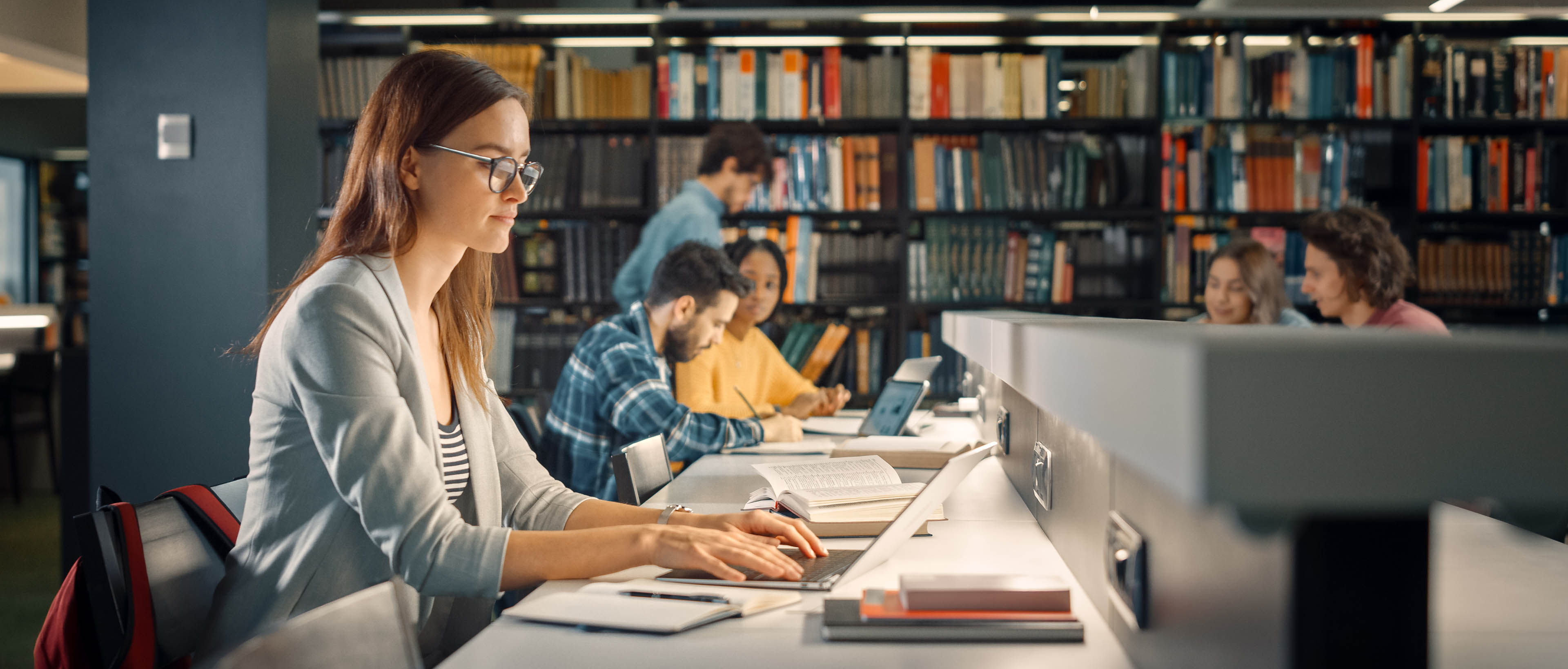 étudiants en BU