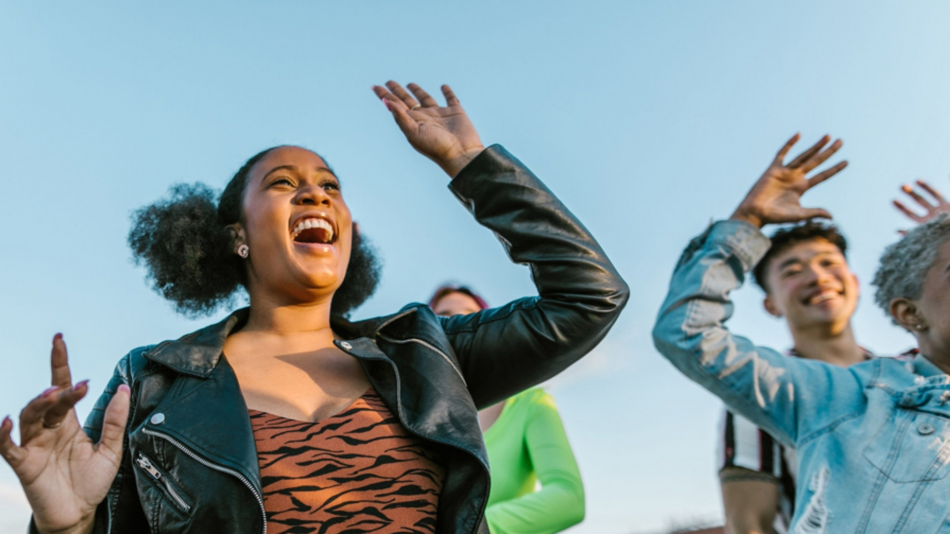 Lycéens fêtant leur baccalauréat