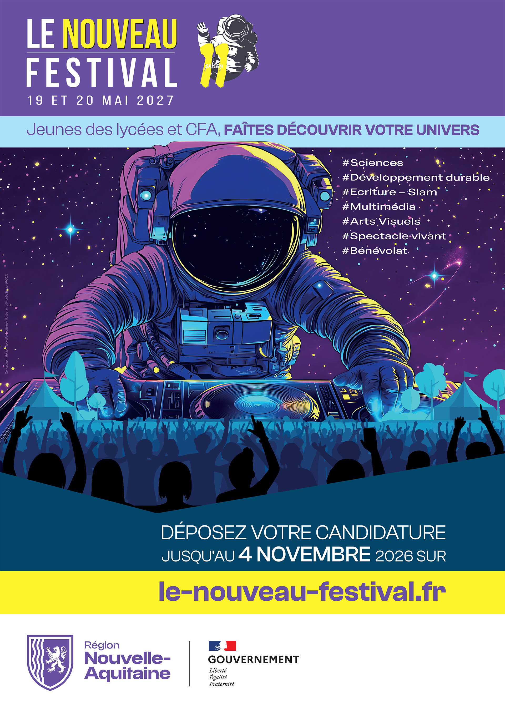 Affiche Nouveau festival 11