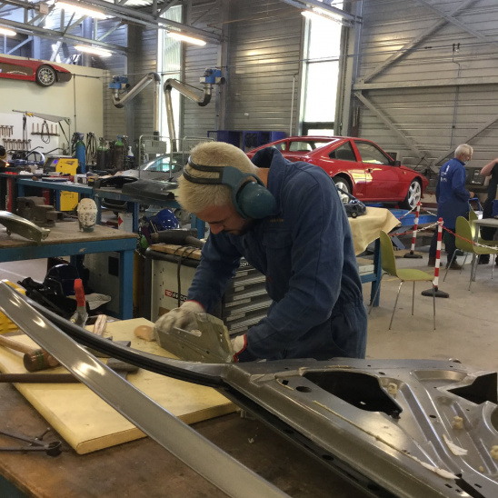 Réalisation de carosserie lors des olympiades des métiers 2020