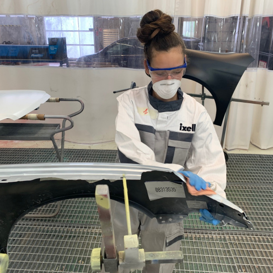 Peinture lors des olympiades des métiers