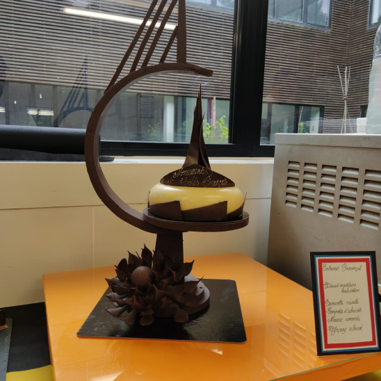 Modèle en chocolat réalisé dans le cadre des olympiades des métiers 2020