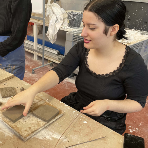 Résidence d'artiste au Lycée le Mas-Jambot à Limoges - céramique