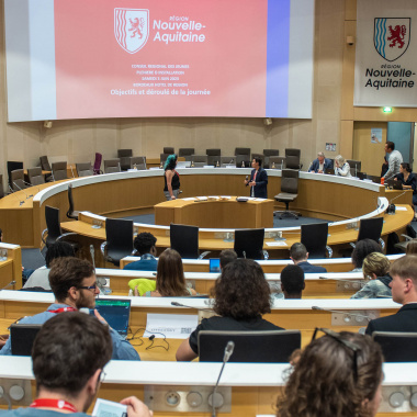 Première rencontre du Conseil régional des jeunes de Nouvelle-Aquitaine