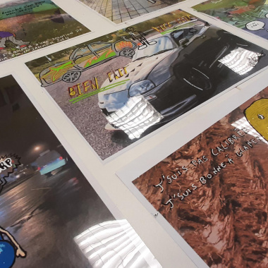 Le dessinateur de presse Urbs en résidence au lycée à Niort