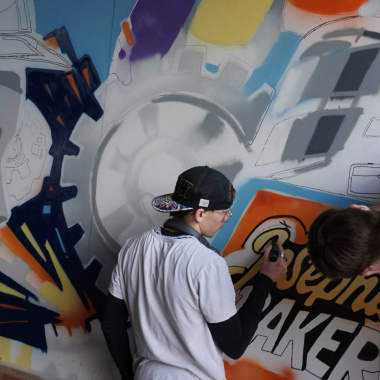 Street art au lycée, une fierté pour les élèves
