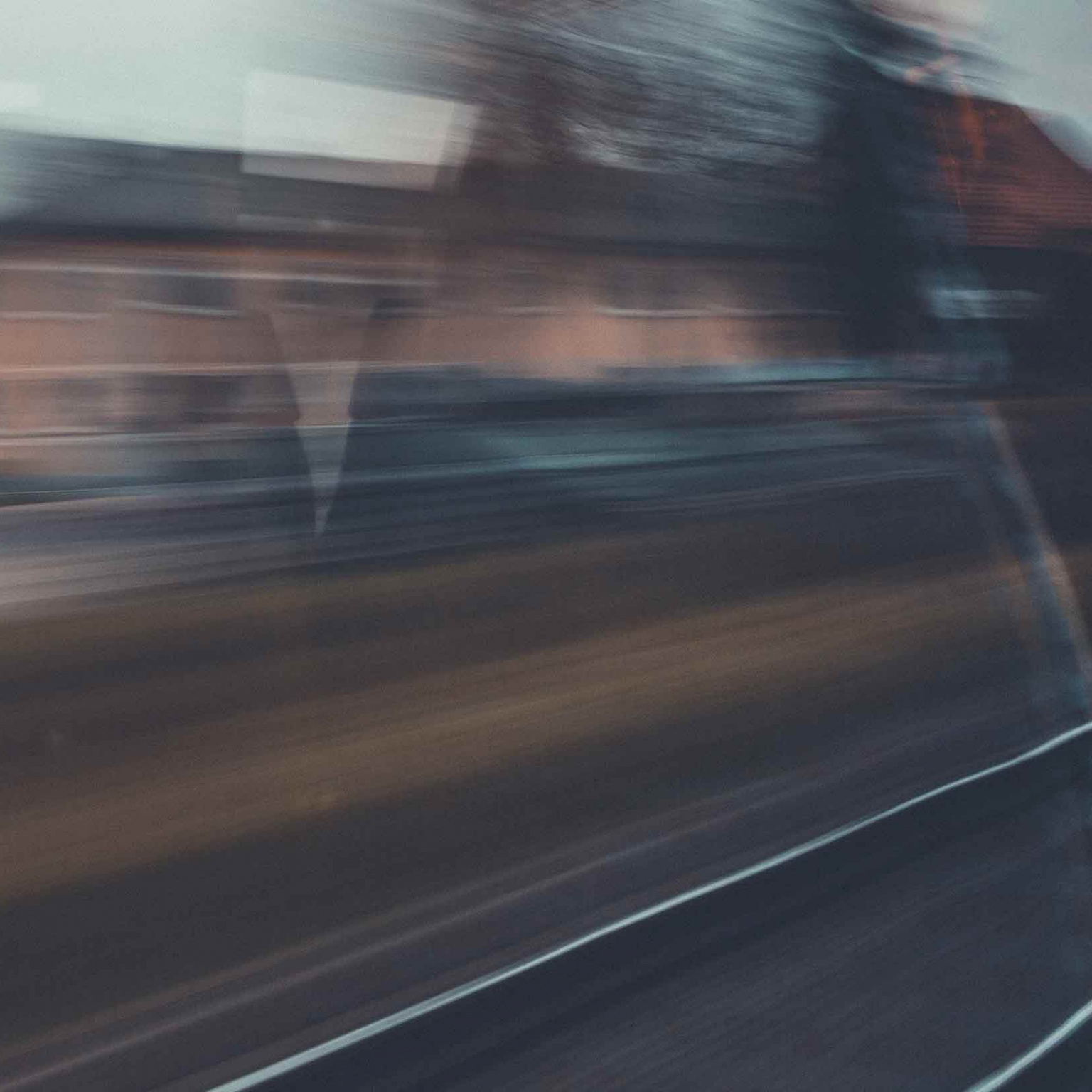 Photo en mouvement d'un paysage