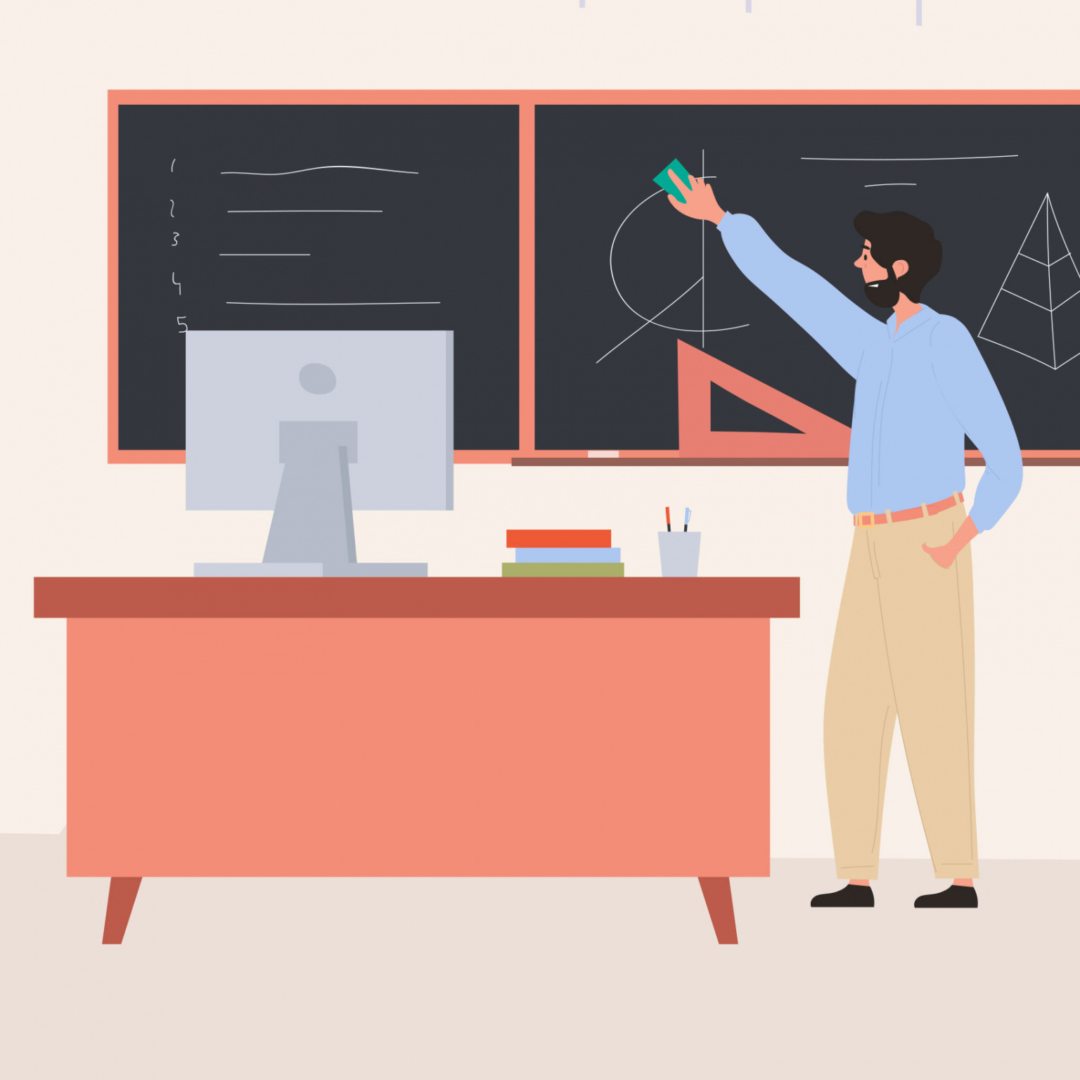 illustration Classe de lycée