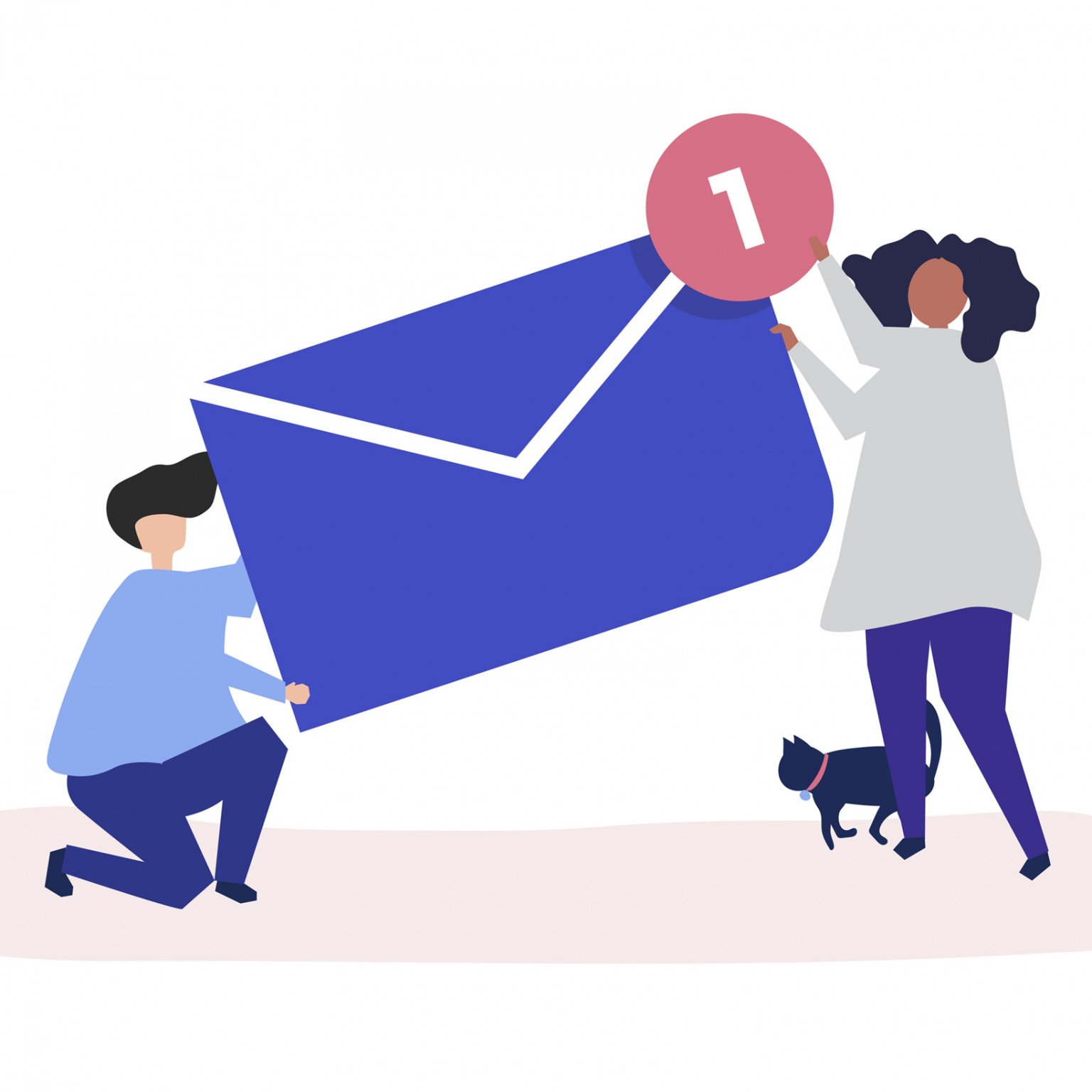 Messagerie illustration