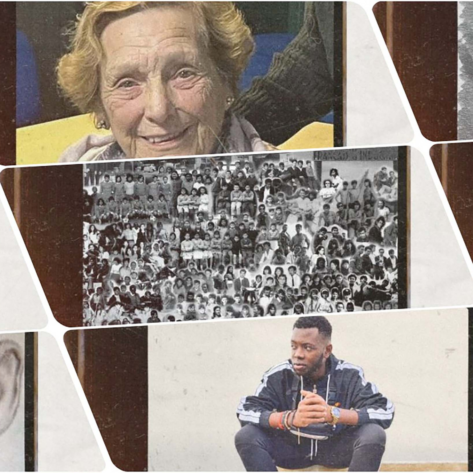 Mosaïque de portraits