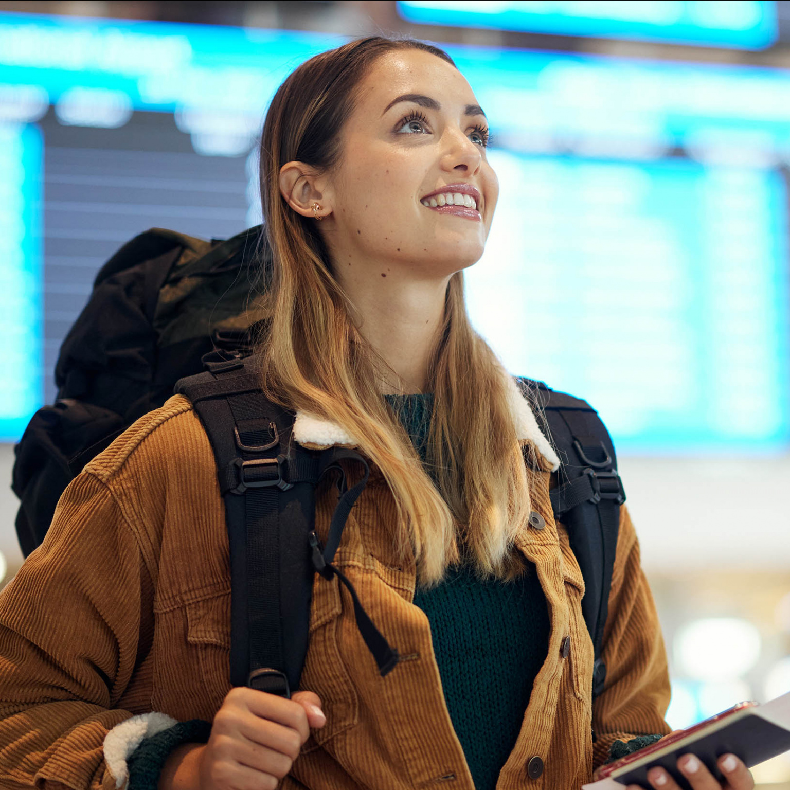 jeune femme en voyage