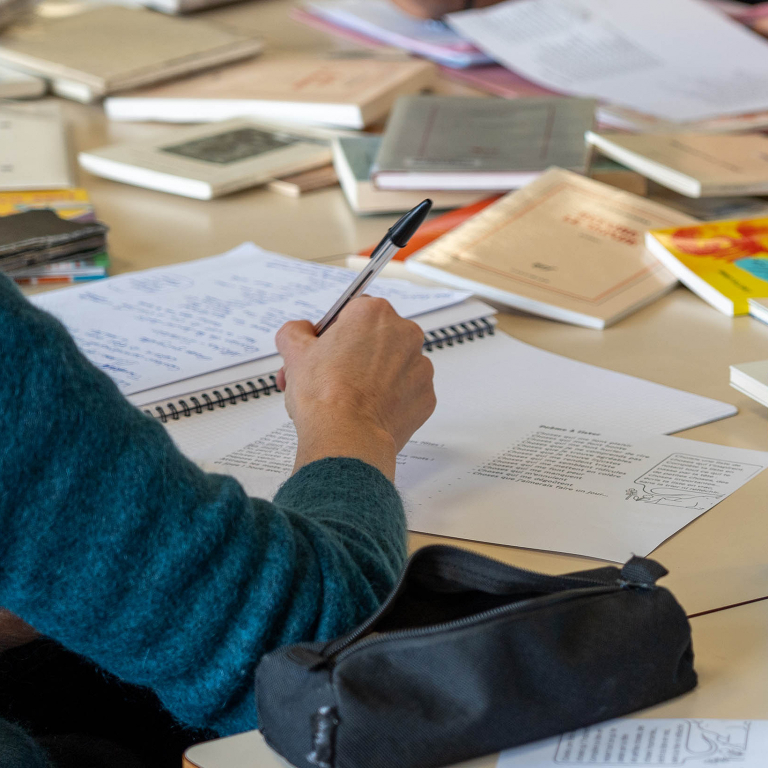 Défi plumes - atelier d'écriture en classe