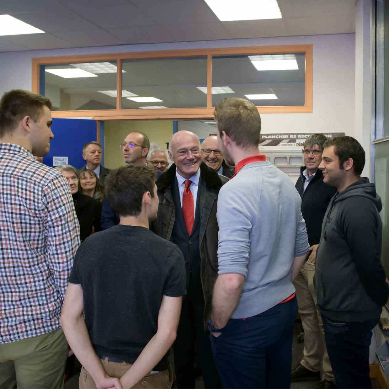 Rencontre avec des élèves du lycée