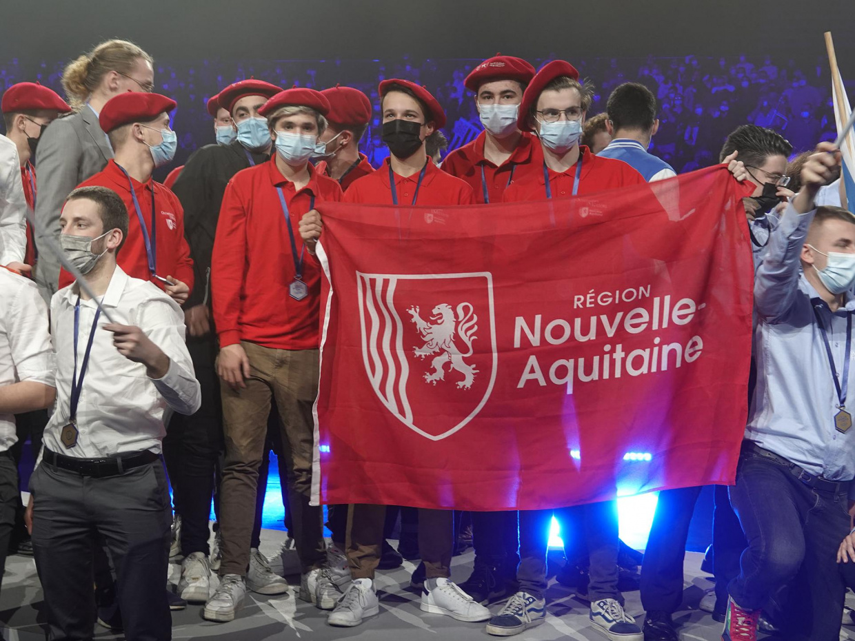 Jeunes aux olympiades des métiers