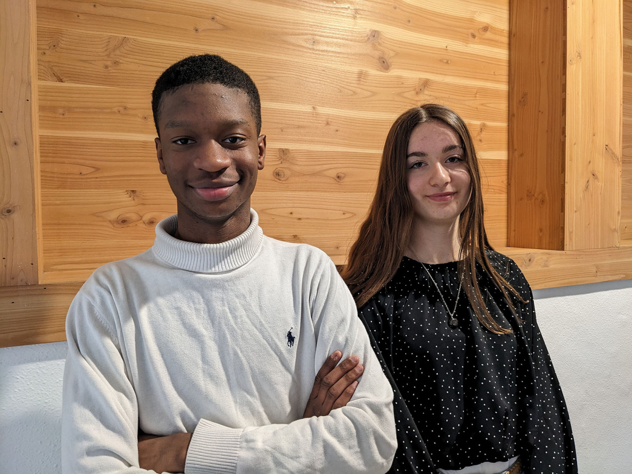 Portrait de Soriba Sacko et Claire Vincent, membres de l'ARJ.