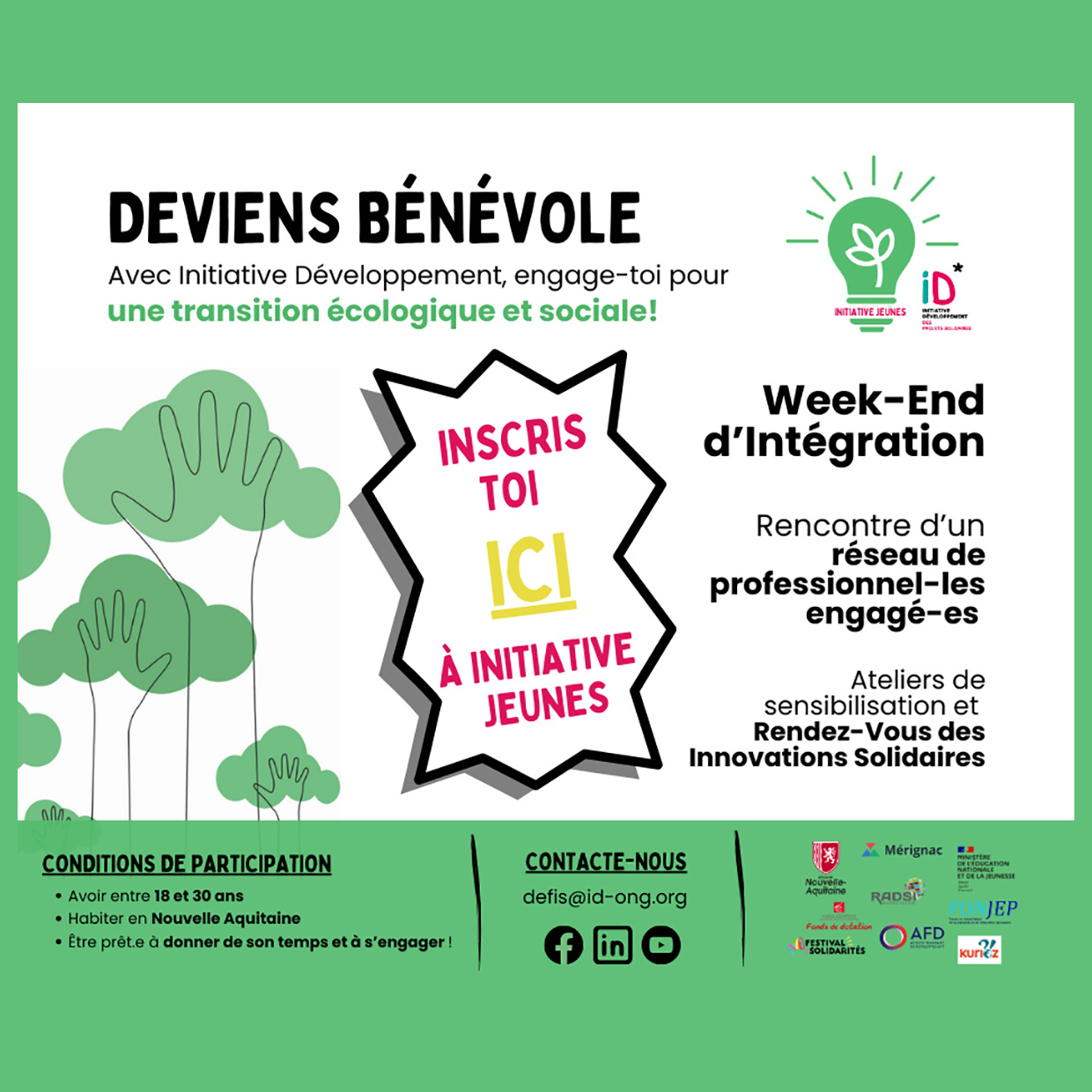 Initiatives jeunes - inscriptions