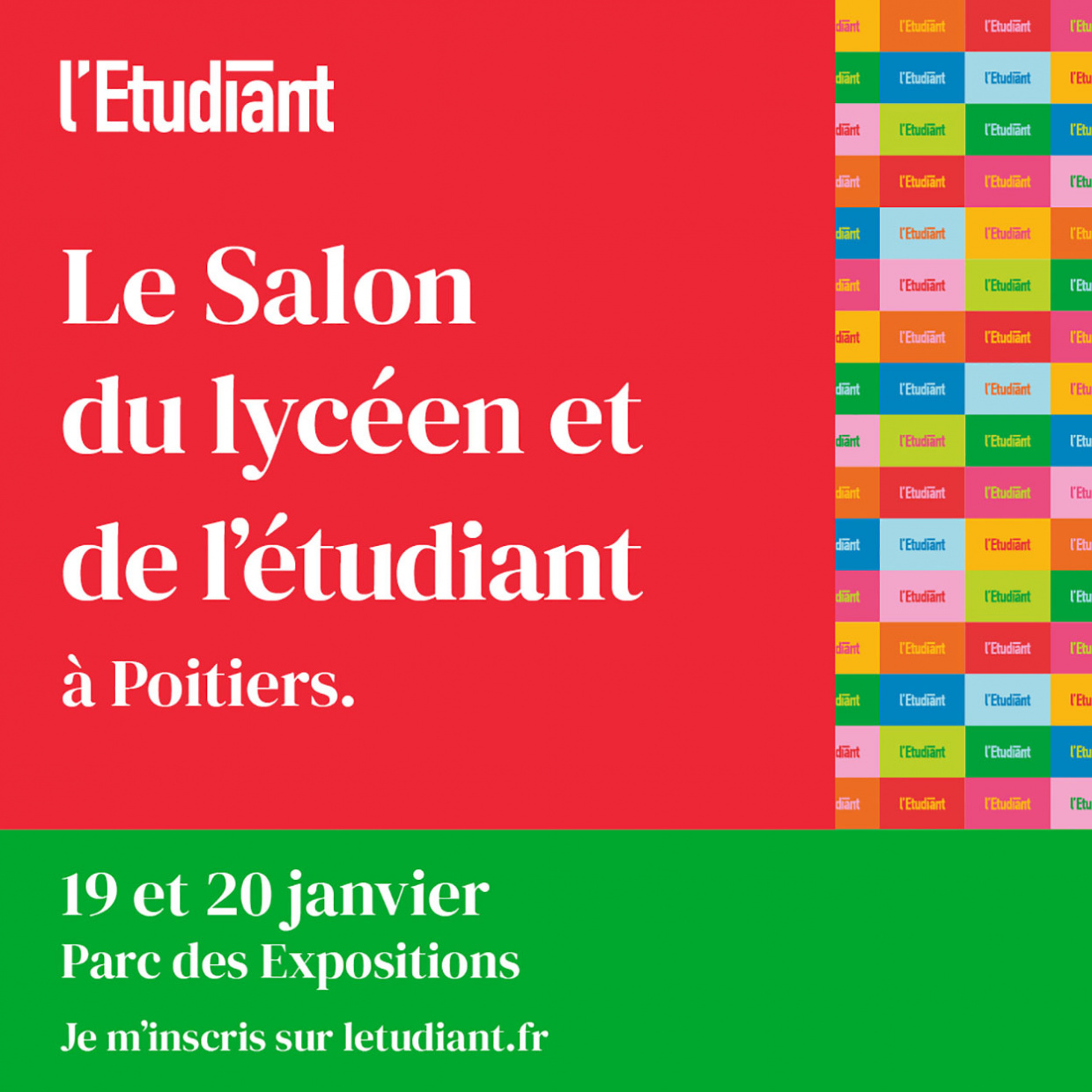 Salon du lycéen et de l'étudiant 2024 Poitiers Jeunes en Nouvelle