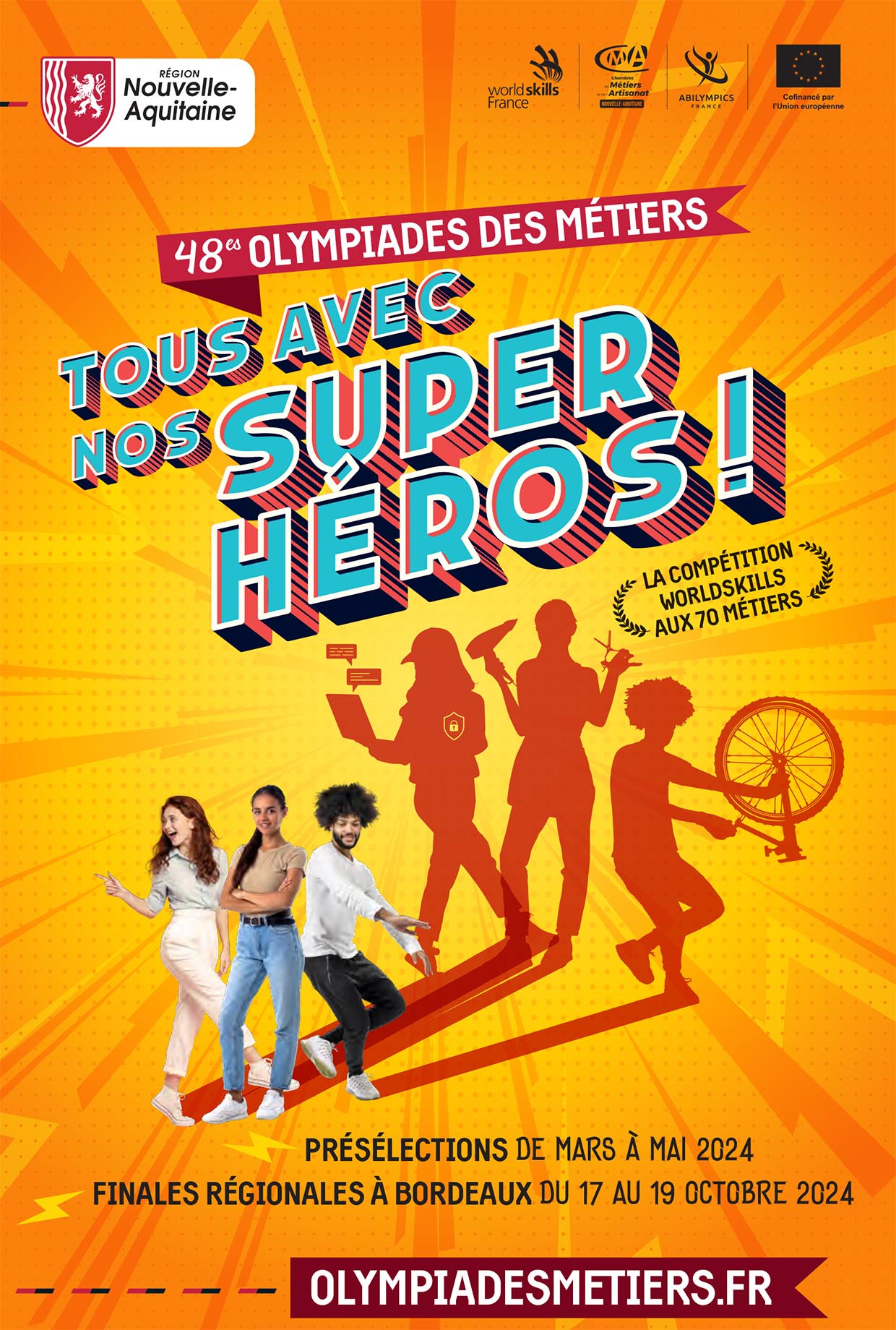 Affiche 48e Olympiades des métiers