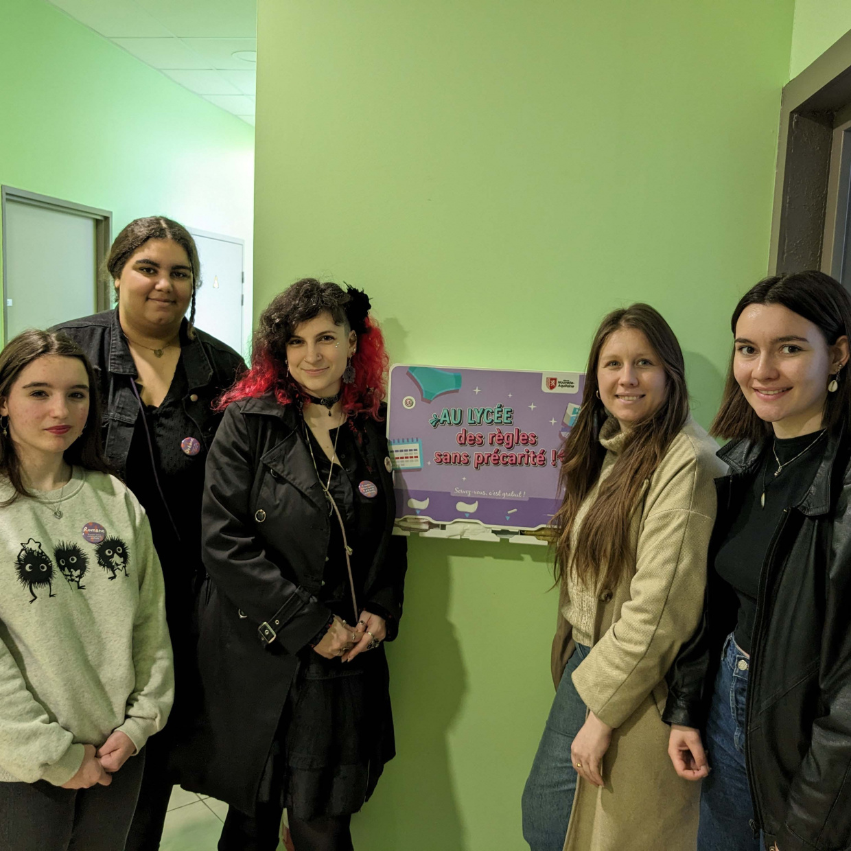 L'équipe qui a mené le projet d'installation 