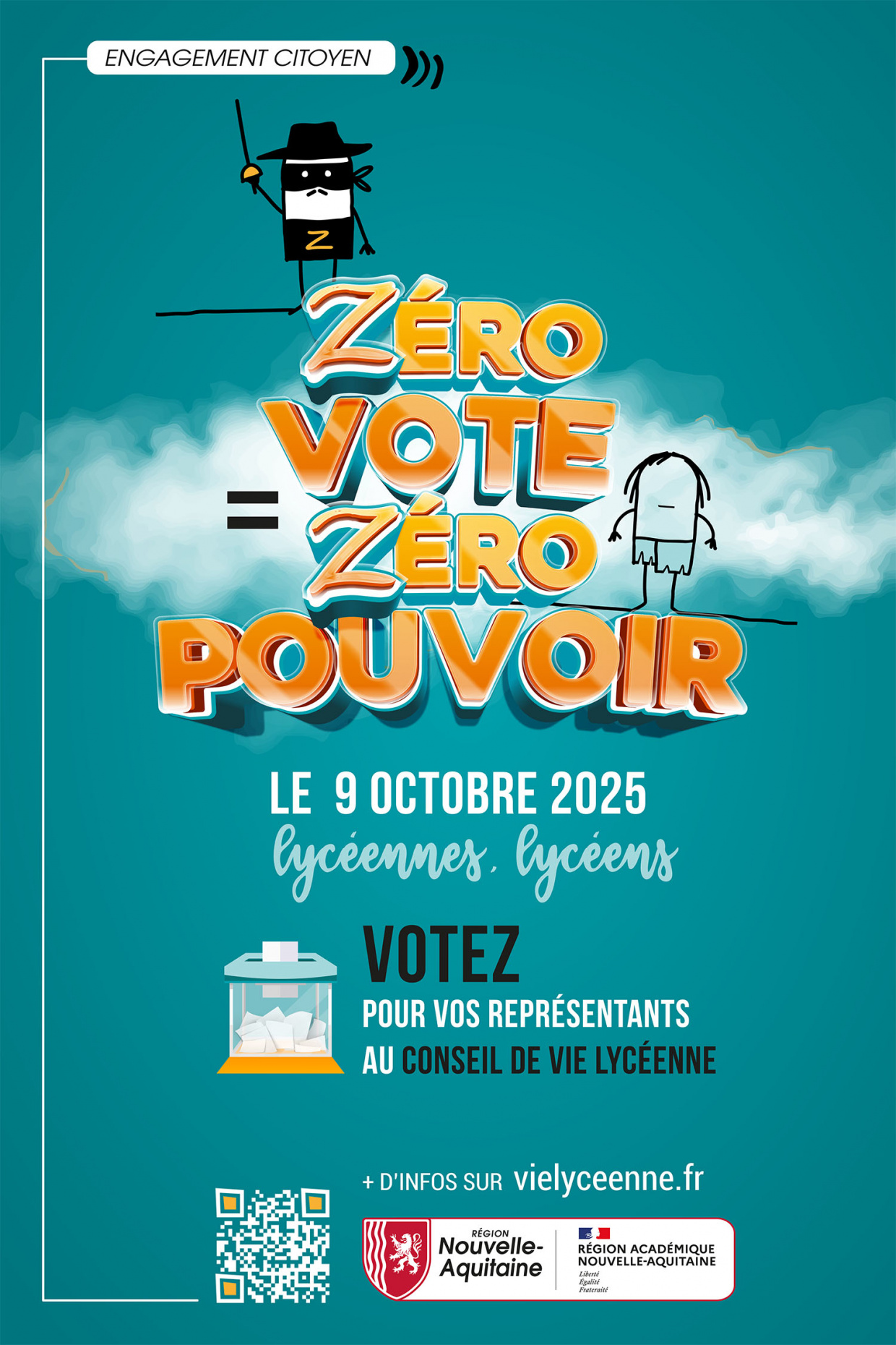 affiche Votez pour les CVL 2025