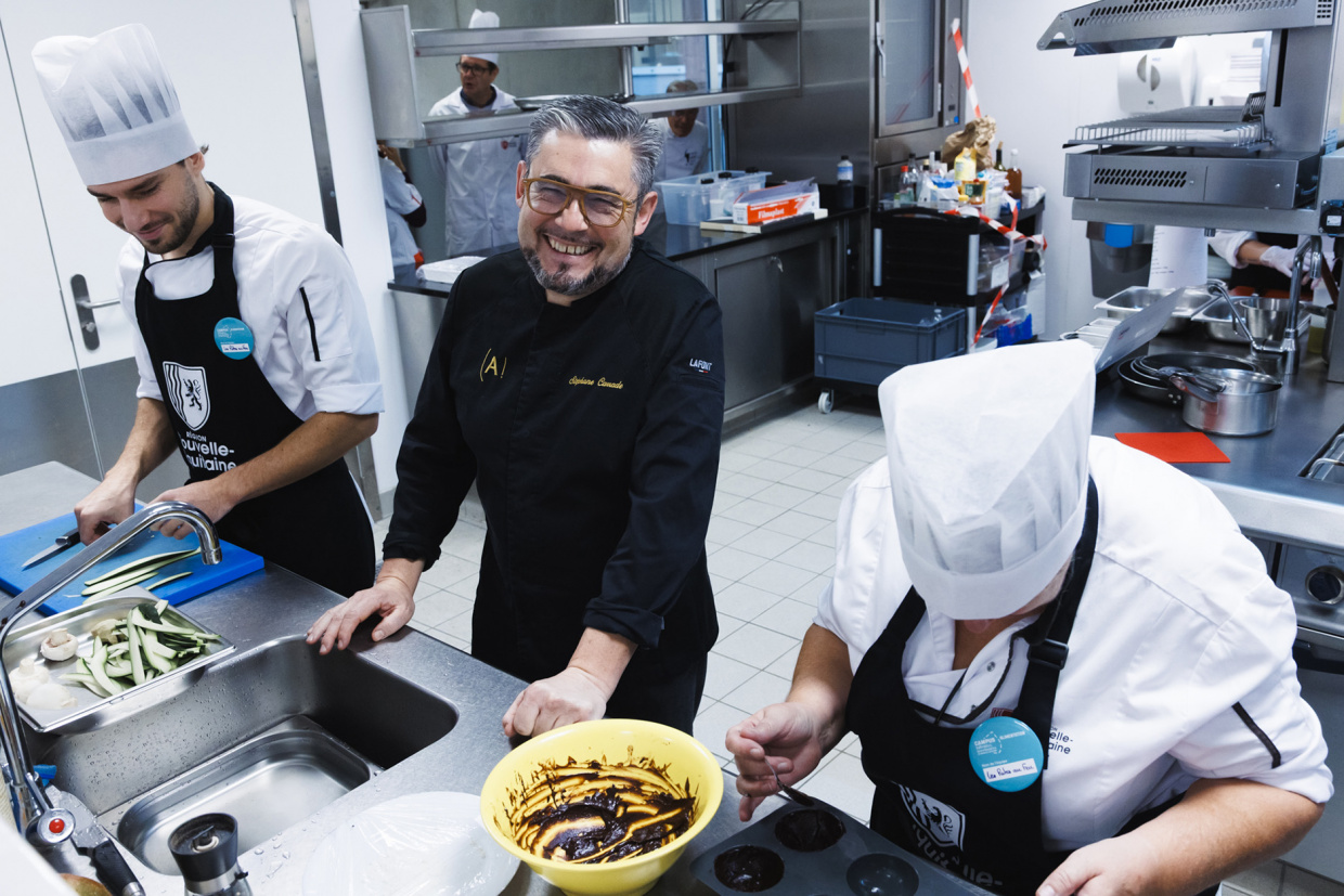 Le chef Stéphane Carrade au concours des chefs 2025