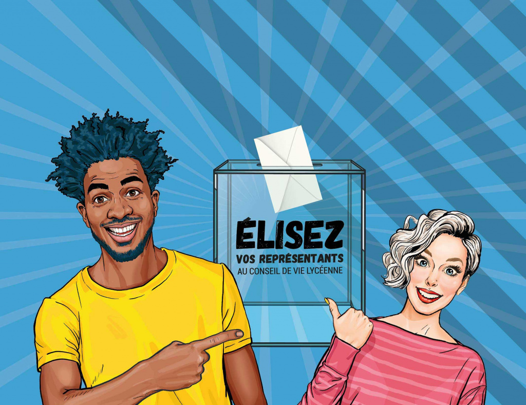 Illustration de représentants des lycéens