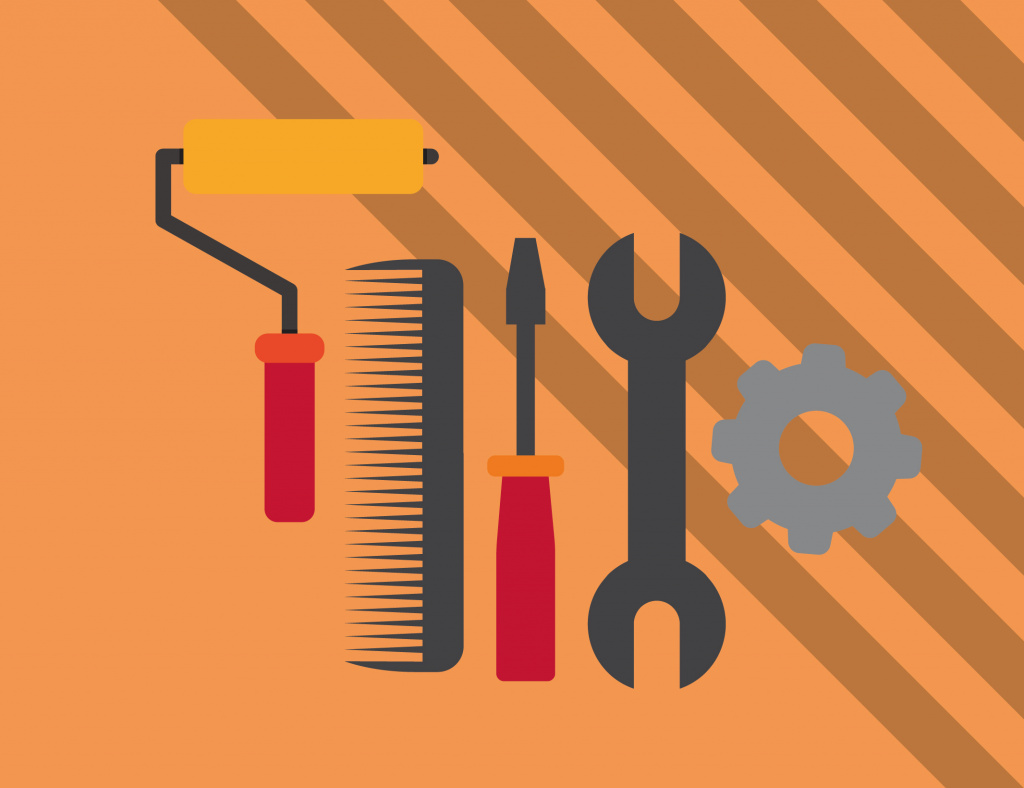 Apprentissage, illustration d'outils