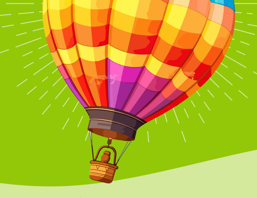 Illustration montgolfière - Journée des opportunités- la rochelle