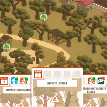 Un serious game sur les forêts et le changement climatique