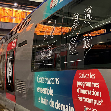Bienvenue à bord du train laboratoire Ferrocampus 