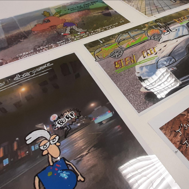 Le dessinateur de presse Urbs en résidence au lycée à Niort